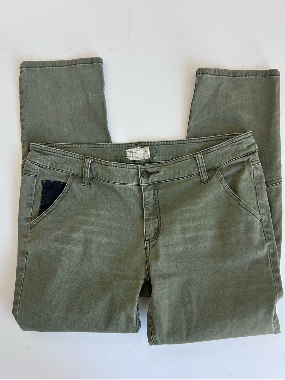 FREE PEOPLE Cropped Slim Fit Pants
